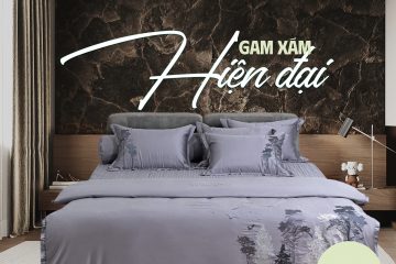 Bộ ga phủ thêu Blue Sky – BSM129