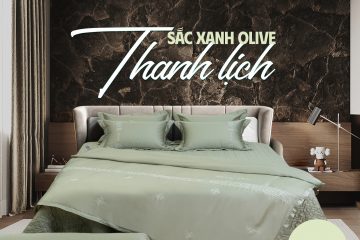 Bộ ga phủ thêu Blue Sky – BSM128