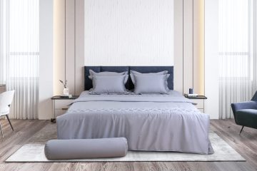 Bộ ga phủ thêu Blue Sky – BSM132