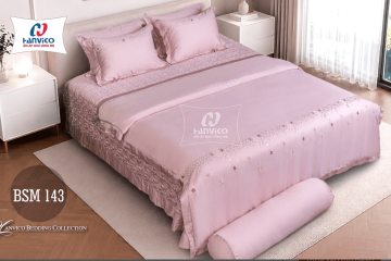 Bộ ga phủ thêu Blue Sky – BSM143 hanvico