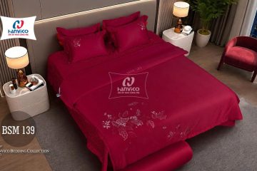Bộ ga phủ thêu Blue Sky – BSM139 hanvico