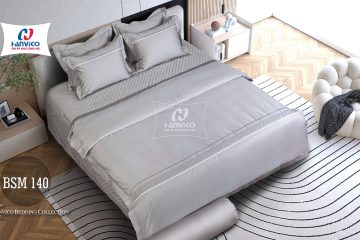 Bộ ga phủ thêu Blue Sky – BSM140 hanvico