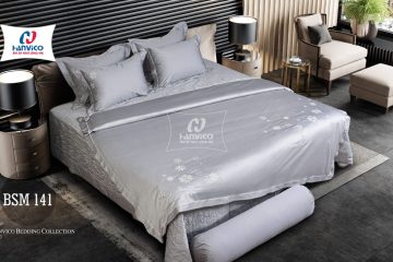 Bộ ga phủ thêu Blue Sky – BSM141 hanvico